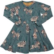 Meyadey Dress Circle LS Zippy Zebra