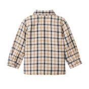 People Wear Organic Flanell-Hemd hellbeige kariert