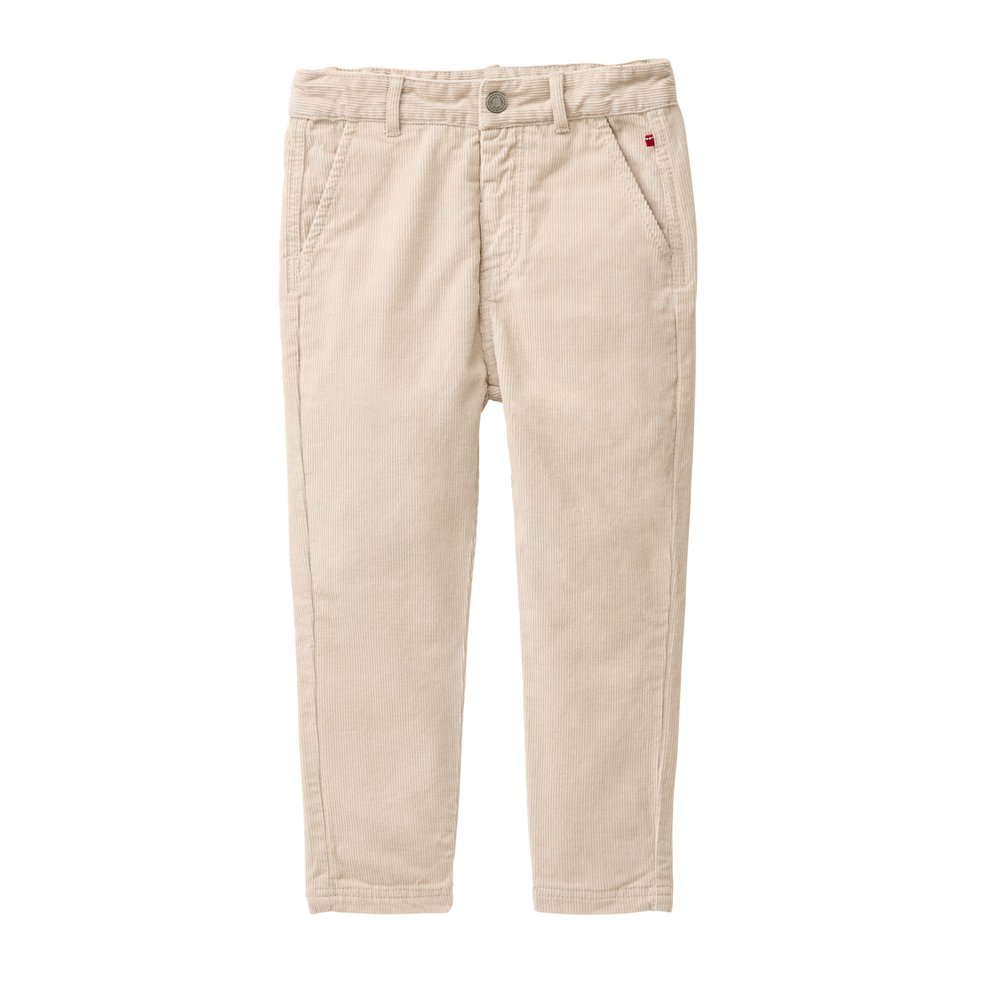 People Wear Organic Kord-Chinohose stein