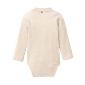 People Wear Organic Langarm-Body Rollkragen kitt melange