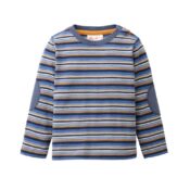 People Wear Organic Langarm-Shirt bunt geringelt