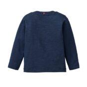 People Wear Organic Langarm-Shirt dunkelblau