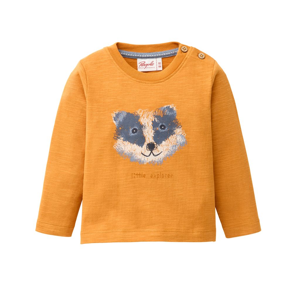 People Wear Organic Langarm-Shirt kürbis