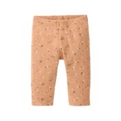 People Wear Organic Leggings Blümchen karamell
