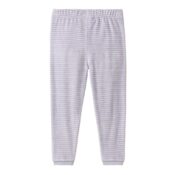 People Wear Organic Nicki-Pyjama flieder geringelt
