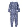 People Wear Organic Pyjama Arktische Tiere nachtblau