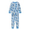 People Wear Organic Pyjama Drachen hellblau