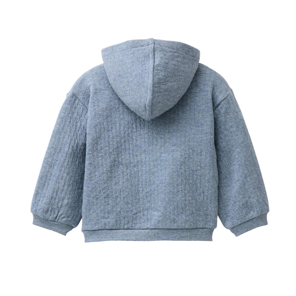 People Wear Organic Sweat-Hoodie rauchblau melange