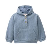 People Wear Organic Sweat-Hoodie rauchblau melange