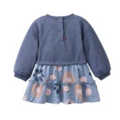 People Wear Organic Sweat-Kleid indigoblau