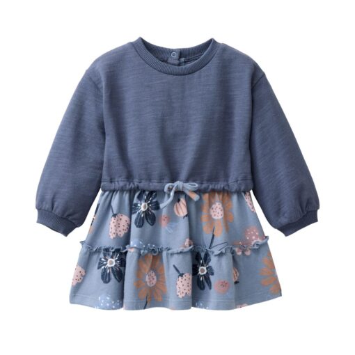 People Wear Organic Sweat-Kleid indigoblau