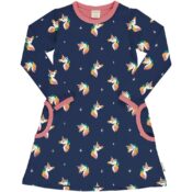 Maxomorra Dress LS Unicorn