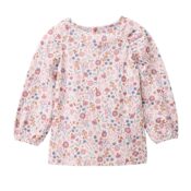 People Wear Organic Langarm-Shirt Herbstblüten rosa