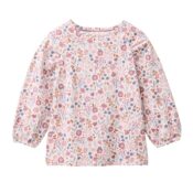 People Wear Organic Langarm-Shirt Herbstblüten rosa