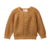 People Wear Organic Strick-Jacke karamell melange