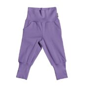 Maxomorra Pants Baby Rib Solid Purple