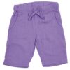 Maxomorra Shorts Knee Muslin Solid Purple