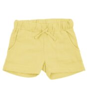 Maxomorra Shorts Muslin Solid Yellow