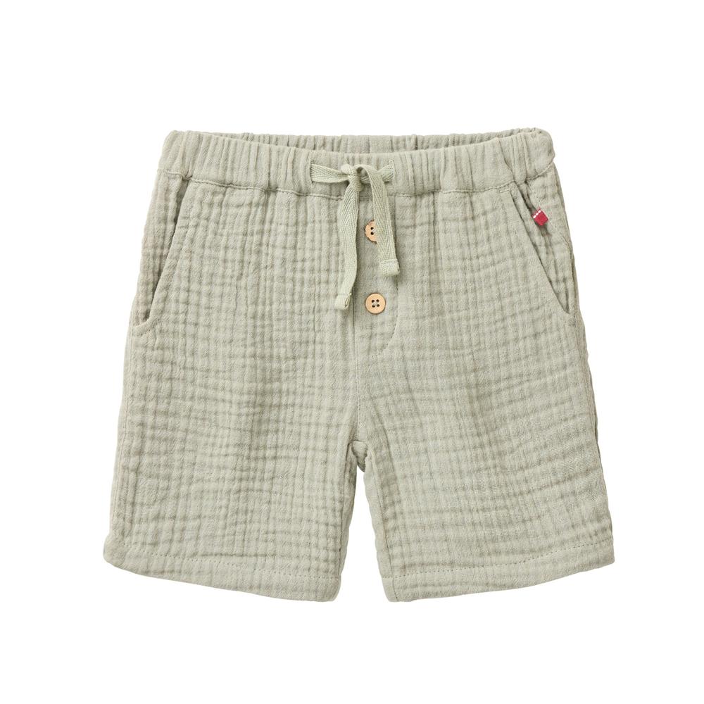 People Wear Organic Musselin-Shorts khaki