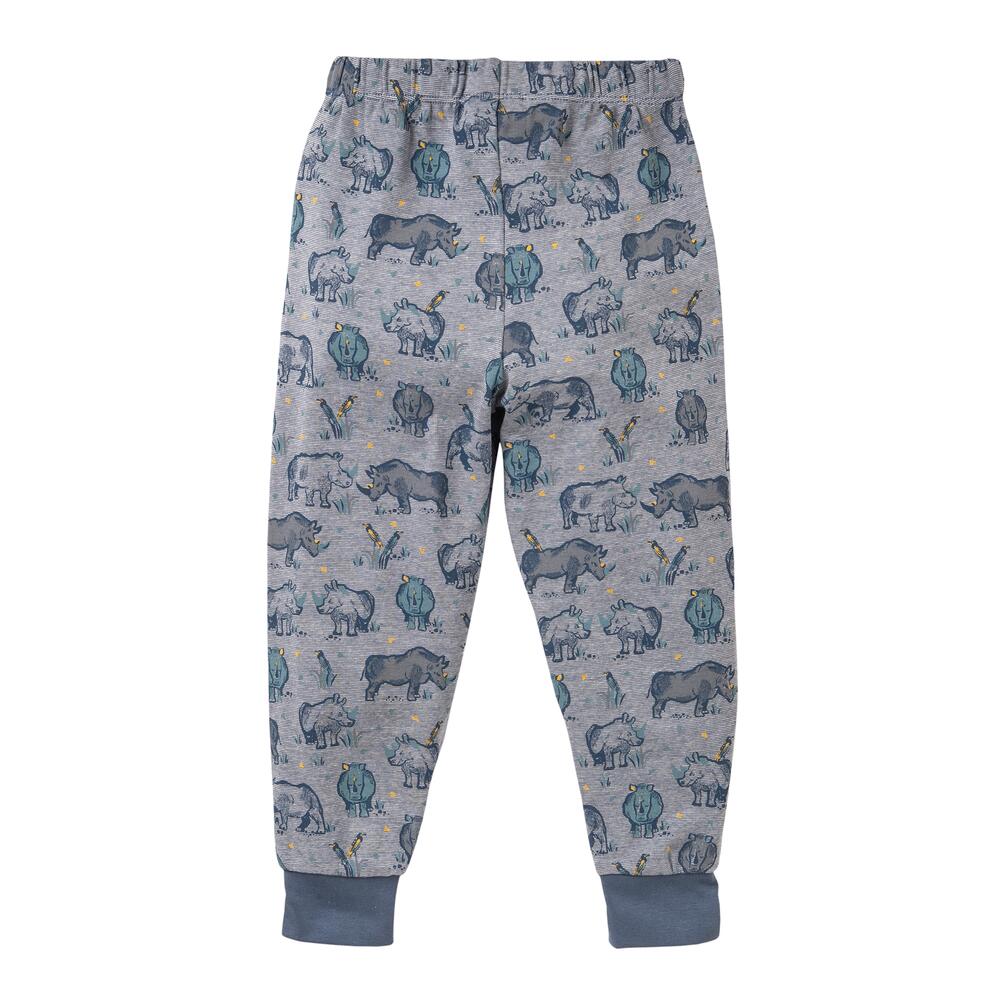 People Wear Organic Pyjama dunkles blau bedruckt