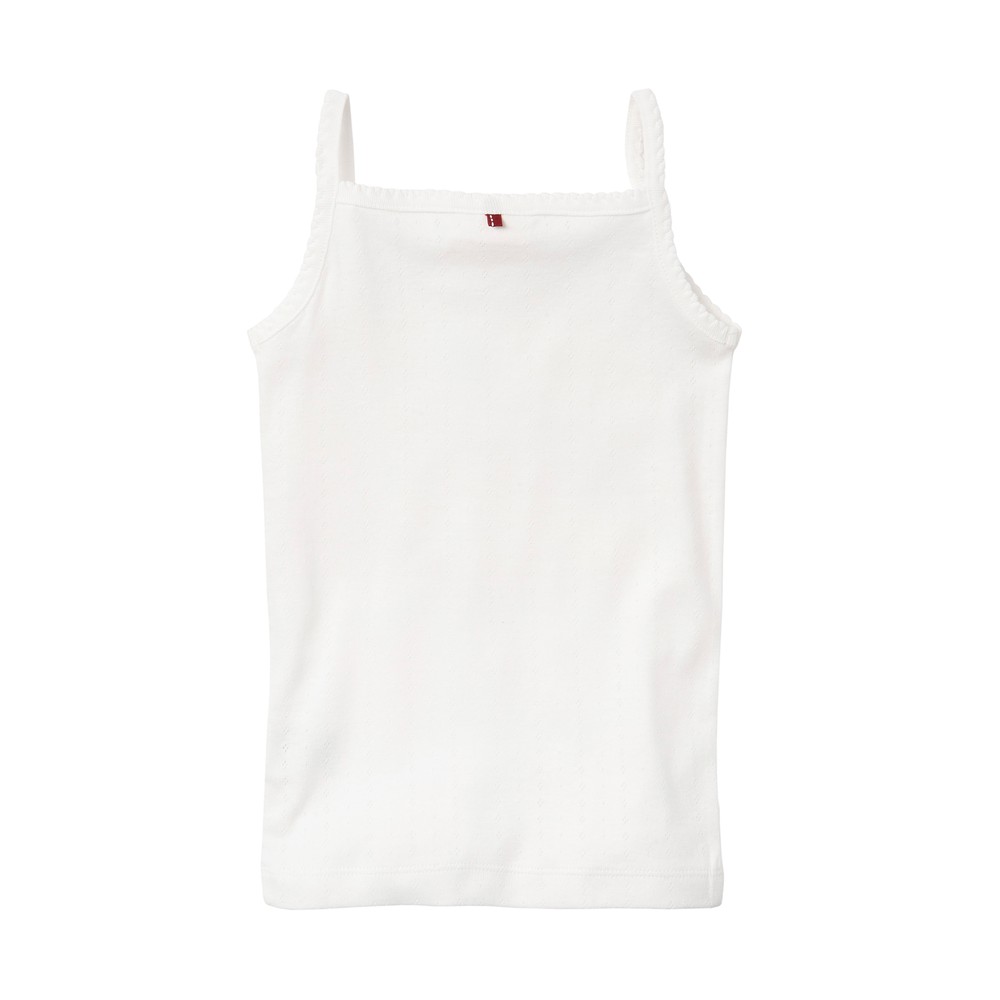 People Wear Organic Träger-Unterhemd weiß