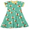 Maxomorra Dress Circle SS Bee