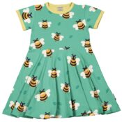 Maxomorra Dress Circle SS Bee