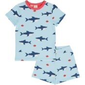 Maxomorra Pyjama Set SS Shark