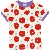 Maxomorra Top SS Poppy