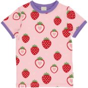 Maxomorra Top SS Strawberry